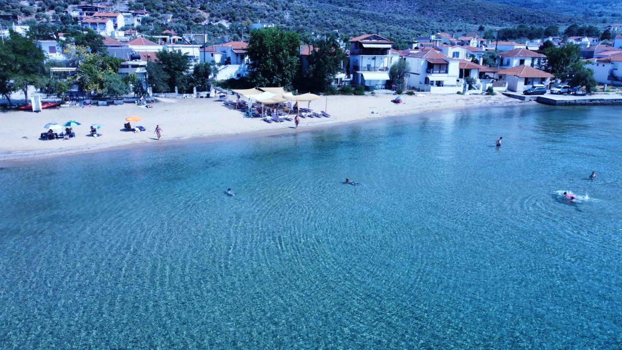 Beachfront Apartment Thassos Skála Kallirákhis Exterior foto