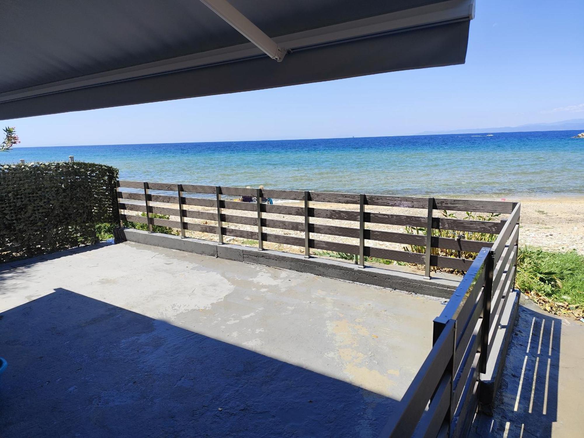 Beachfront Apartment Thassos Skála Kallirákhis Exterior foto